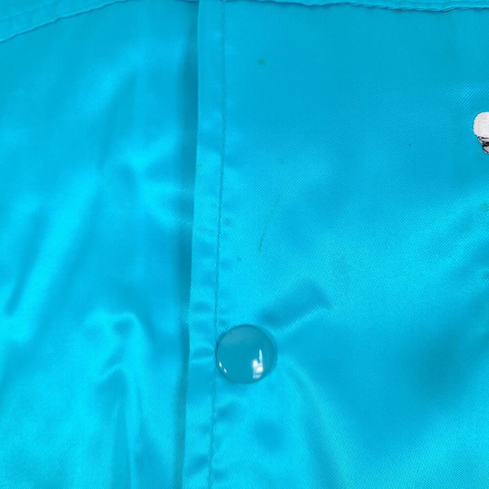 Vintage 80s West Ark blue satin embroidered windbreaker size 2xl - Picture 6 of 13